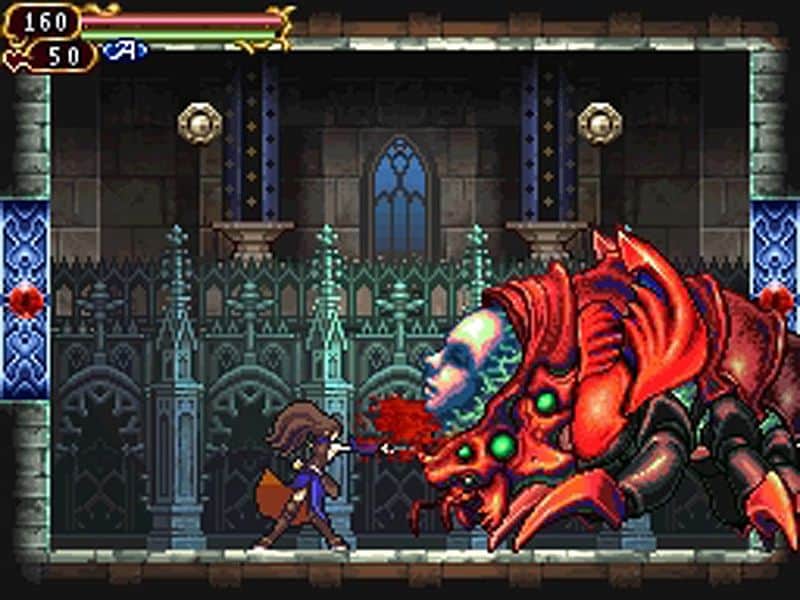 A screenshot of Castlevania: Order of Ecclesia