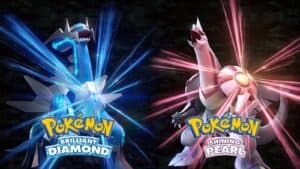 A Nintendo promotional image for Pokémon Brilliant Diamond & Shining Pearl.