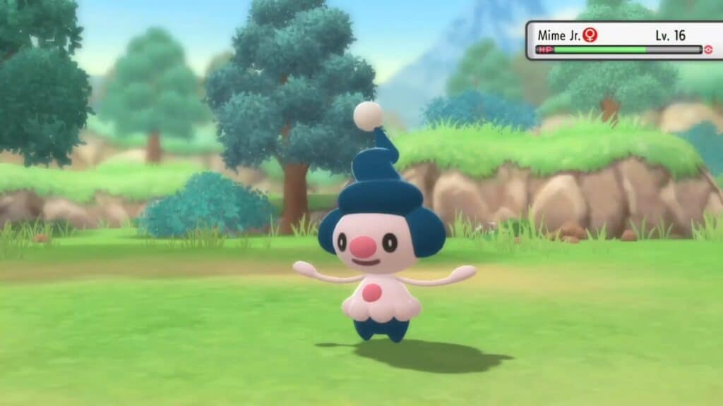 An in-game screenshot from Pokemon Brilliant Diamond and Shining Pearl.