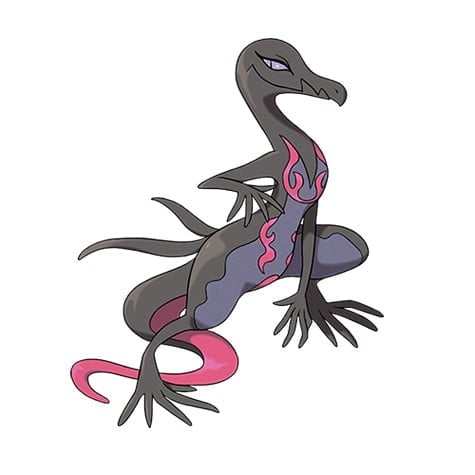 Salazzle originating from Pokémon Sun and Moon.