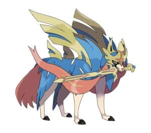 Zacian from Pokémon Sword.
