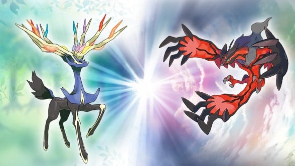 Two legendaries in Pokemon X and Y.