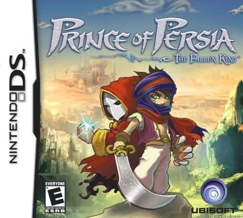 The box art for Prince of Persia: The Fallen King shows the titular prince and his mystical companion Zal.
