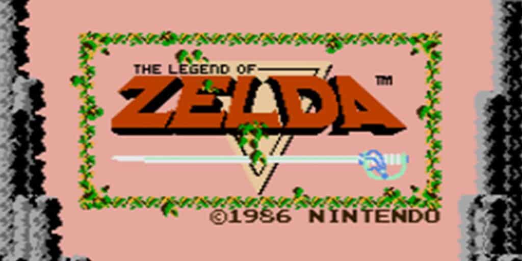 The Legend of Zelda title screen