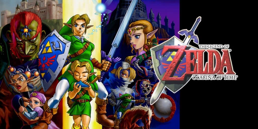 The Legend of Zelda: Ocarina of Time key art