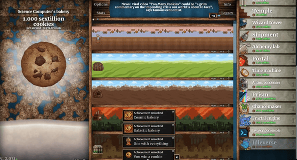 Cookie Clicker cheat : Free cookies and sugar lumps. - Source code