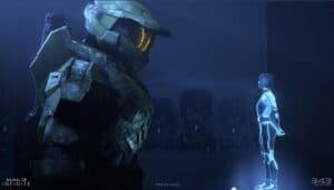 In-game photo of Halo.