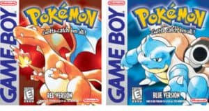 Cover art for Pokémon Red and Blue.