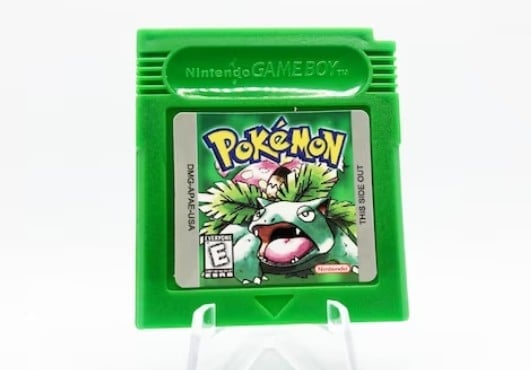 Photo of Pokémon Green cartridge.