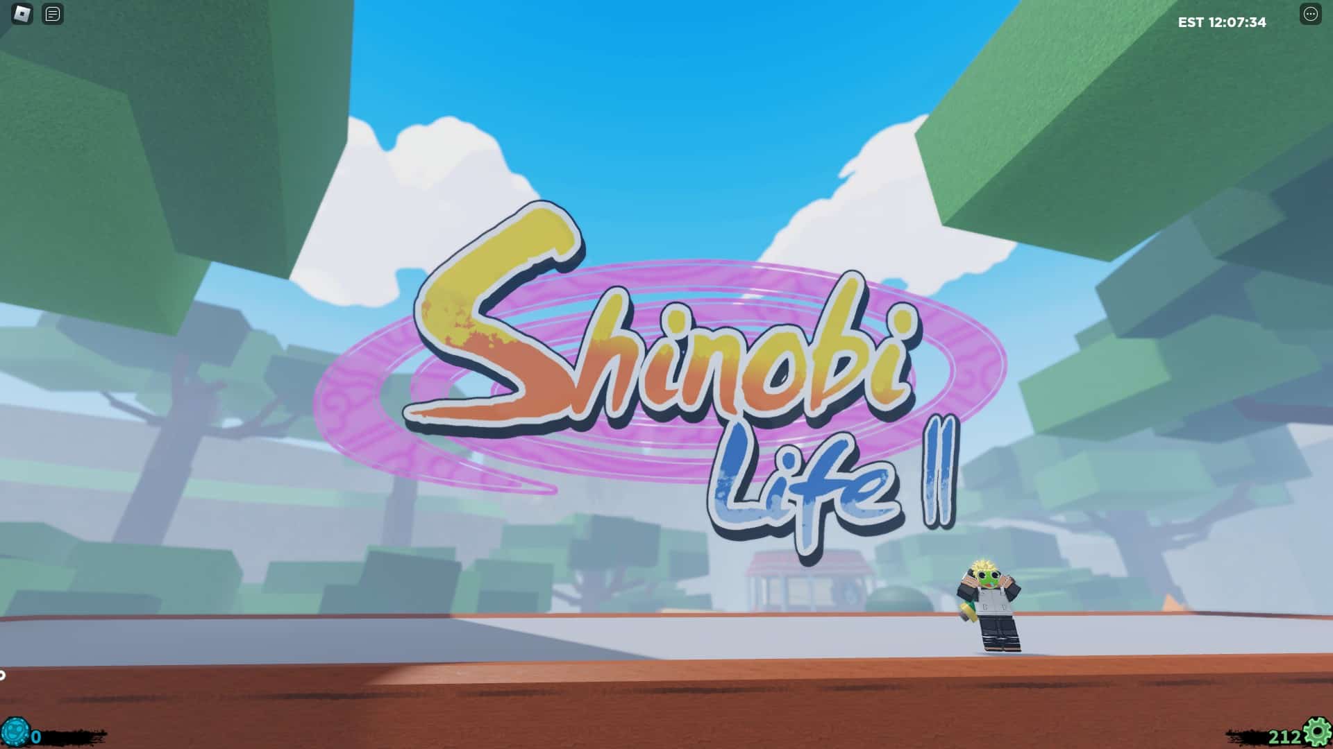 Shinobi Life 2 splash screen.