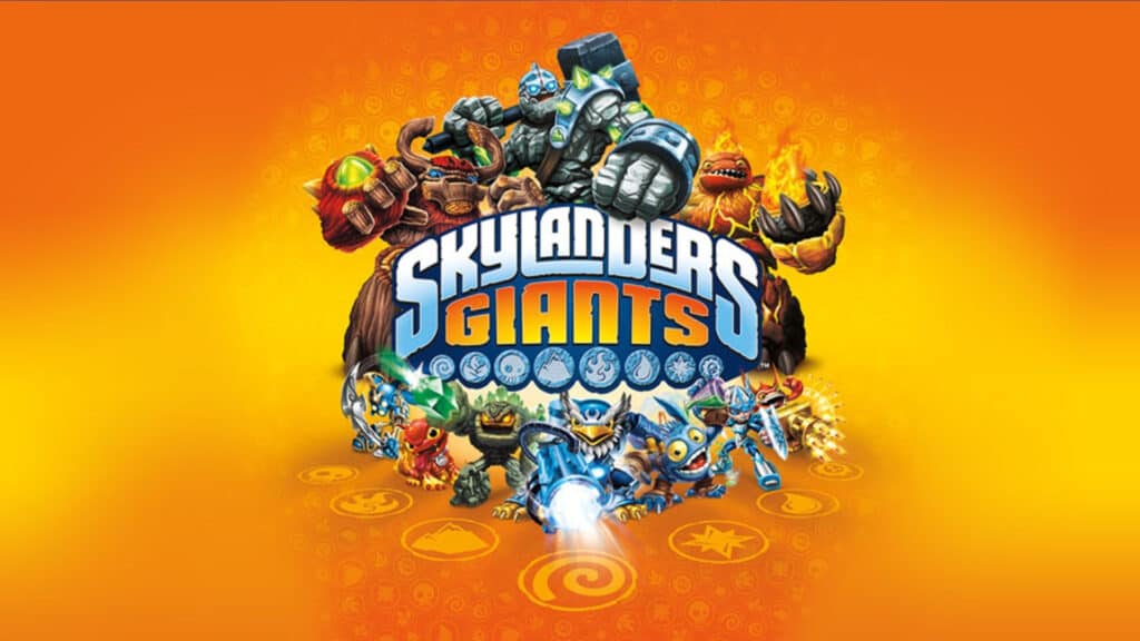 A promotional image for Skylanders: Giants.