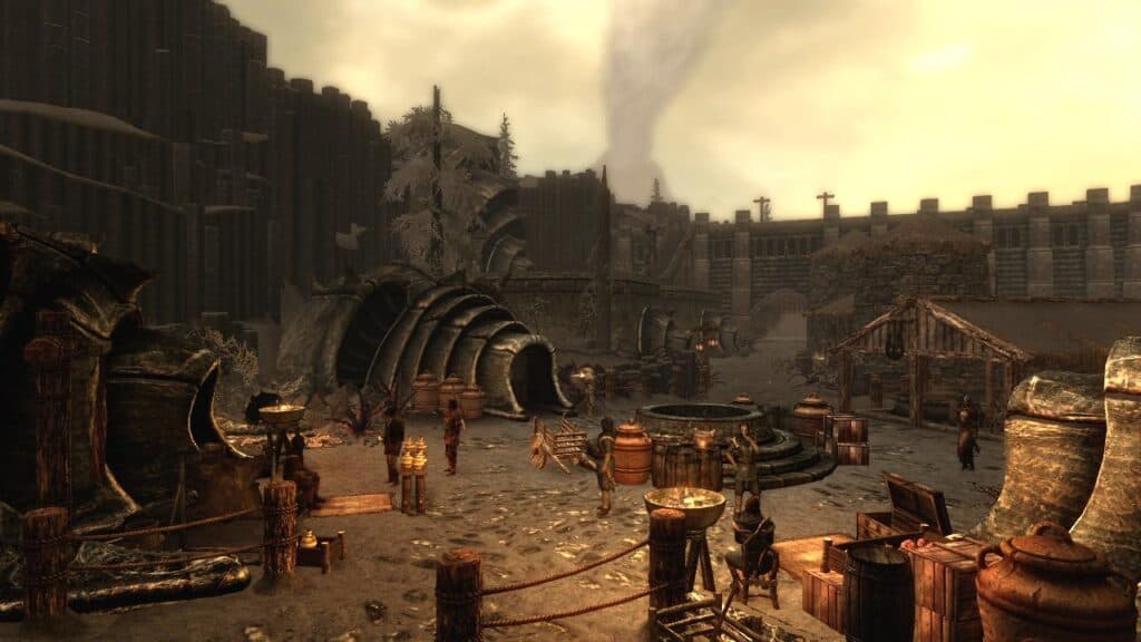 A town in Dragonborn add-on for Elder Scrolls V: Skyrim.