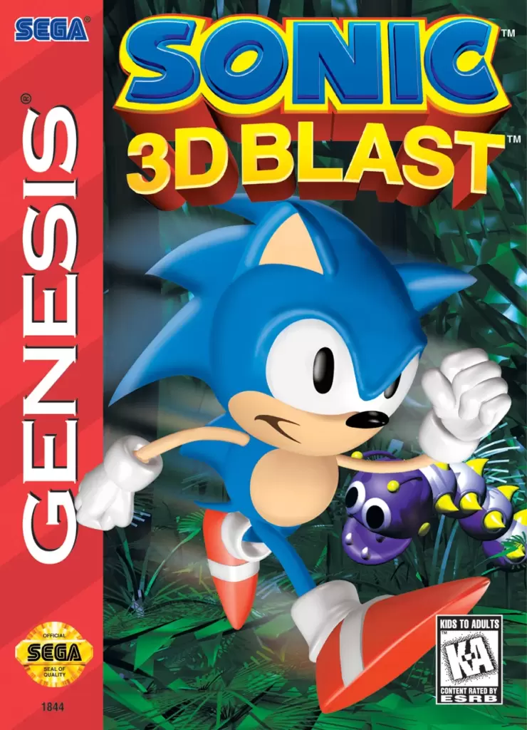 Sonic 3D Blast cover art