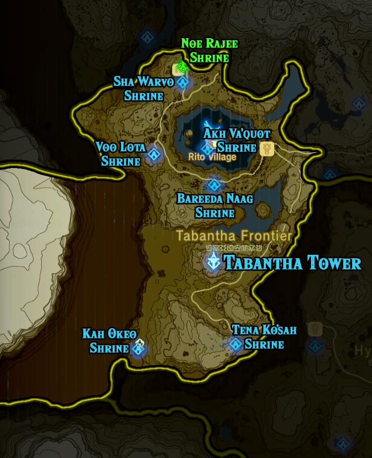 Tabantha Shrines