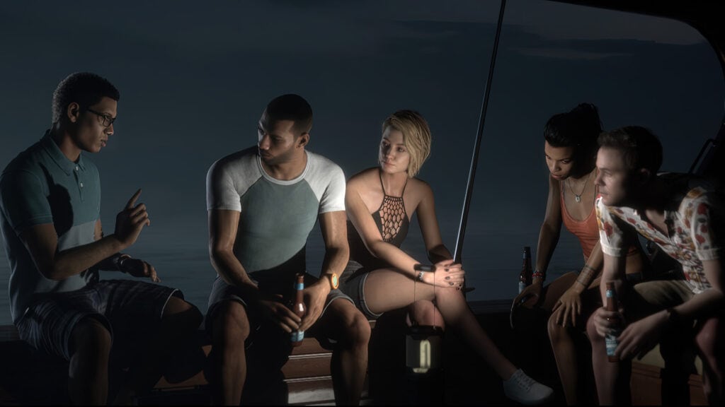 A Steam promotional image for The Dark Pictures: Man of Medan.