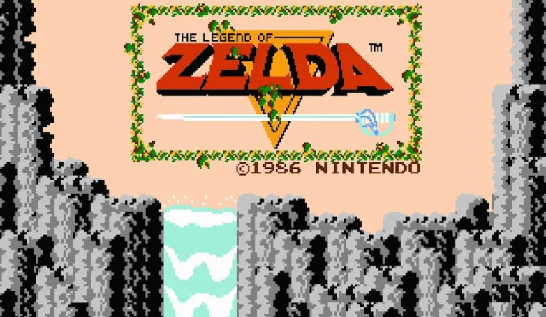 The Legend of Zelda title screen