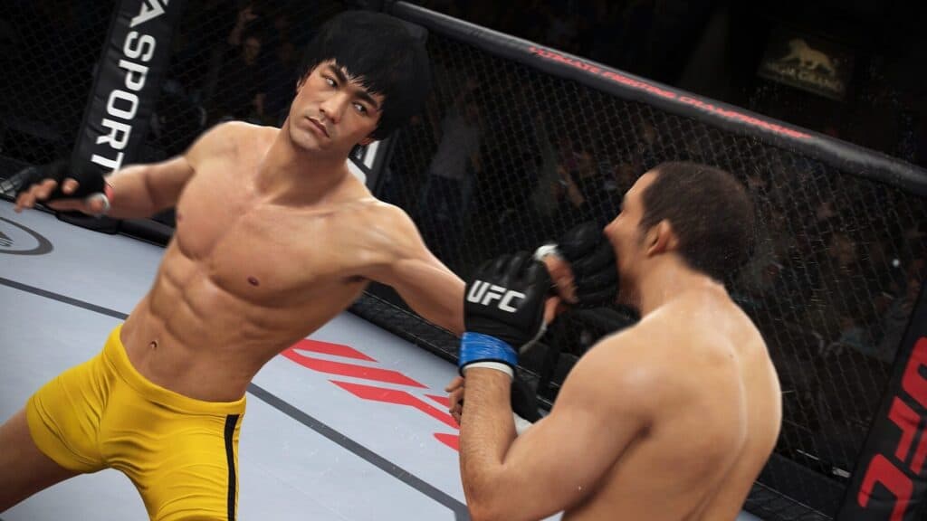 EA Sports screenshot of fight