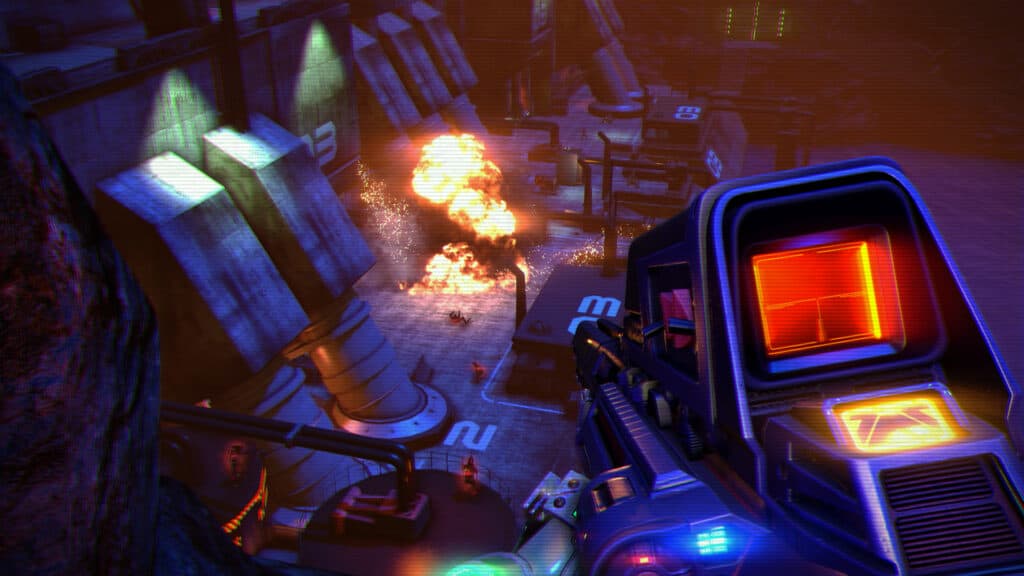 A screenshot of Far Cry 3: Blood Dragon