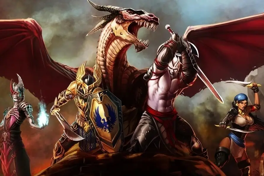 Heroes of Dragon Age key art