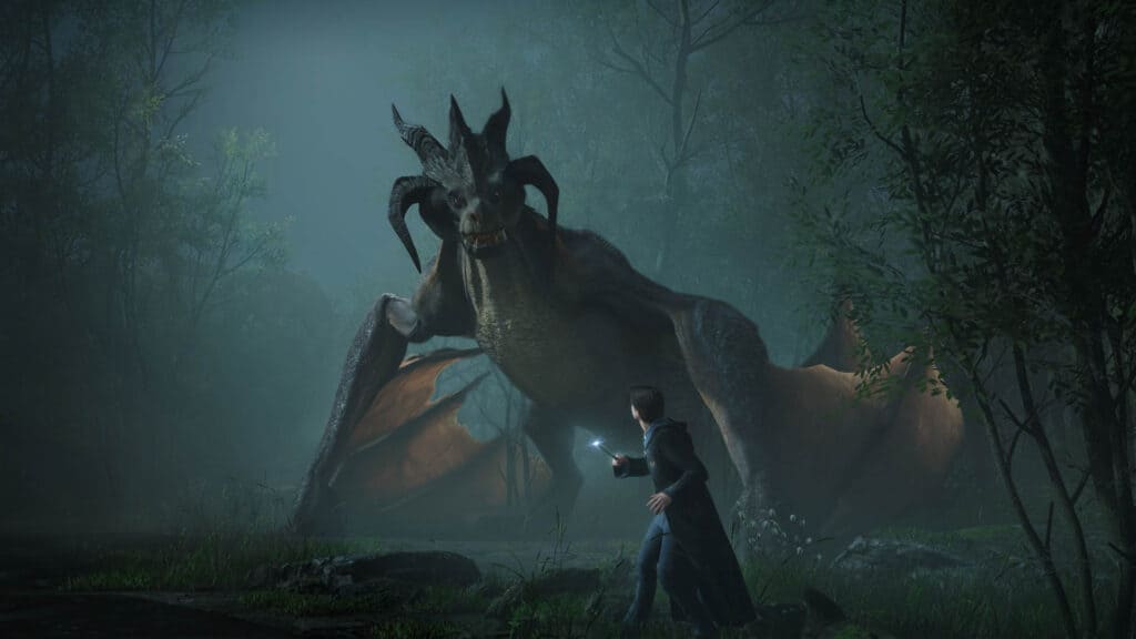 Hogwarts Legacy dragon promo screenshot