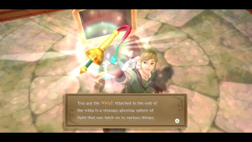 Legend of Zelda Skyward Sword whip