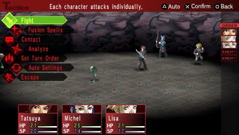 A screenshot of Persona 2