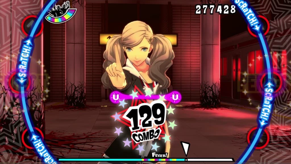A screenshot of Persona 3: Dancing in Moonlight and Persona 5: Dancing in Starlight