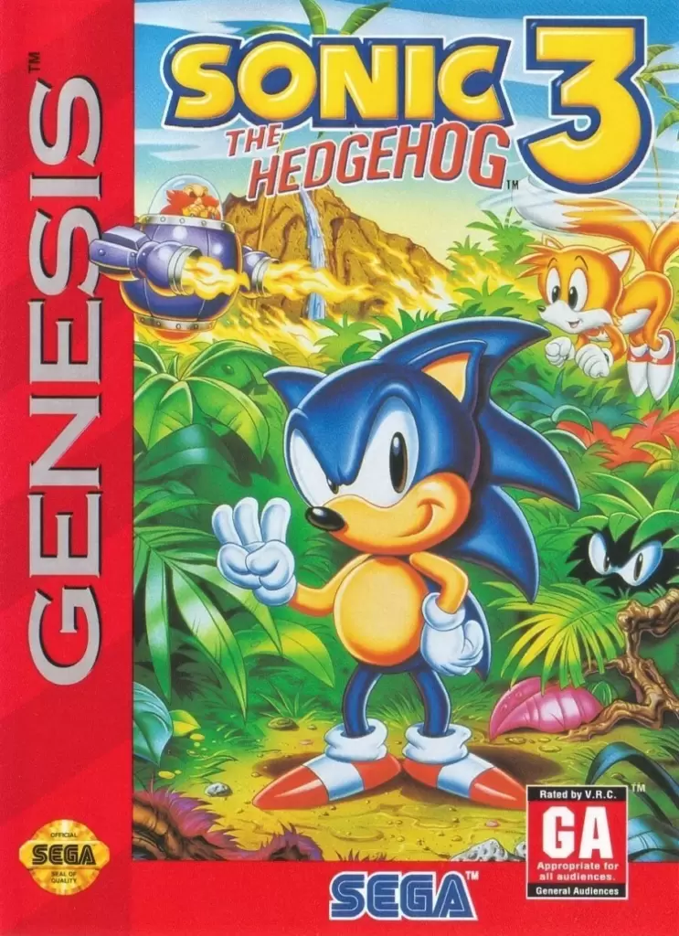 Sonic the Hedgehog 3 cover art
