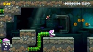 Super Mario Maker 2 Screenshot of gameplay mechanics