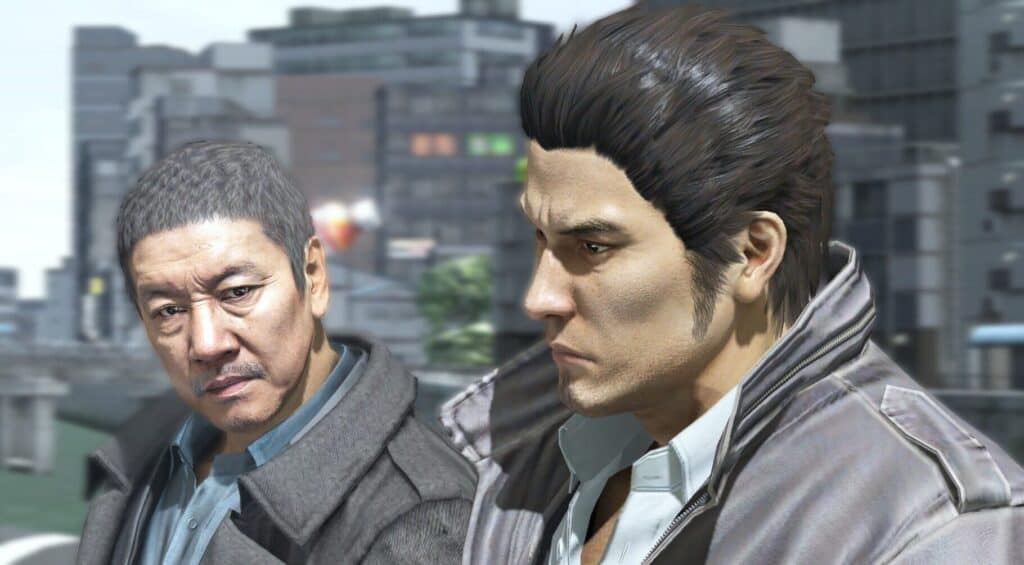 A screenshot from Yakuza 