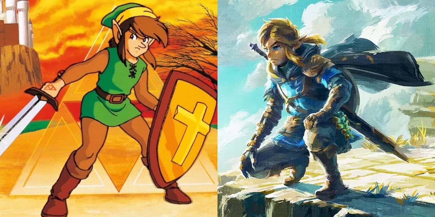 The Legend of Zelda original vs latest game