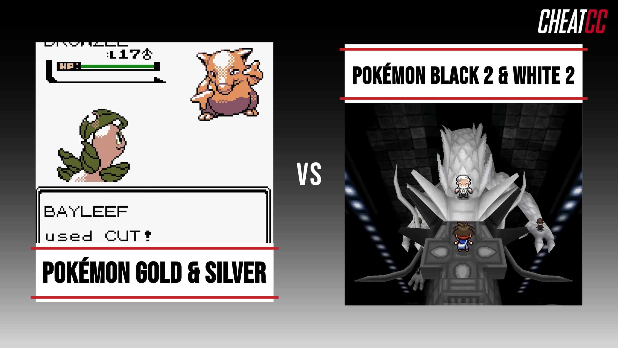 Pokémon Black vs Pokémon White Similarities, Differences, and Full  Comparison - Cheat Code Central