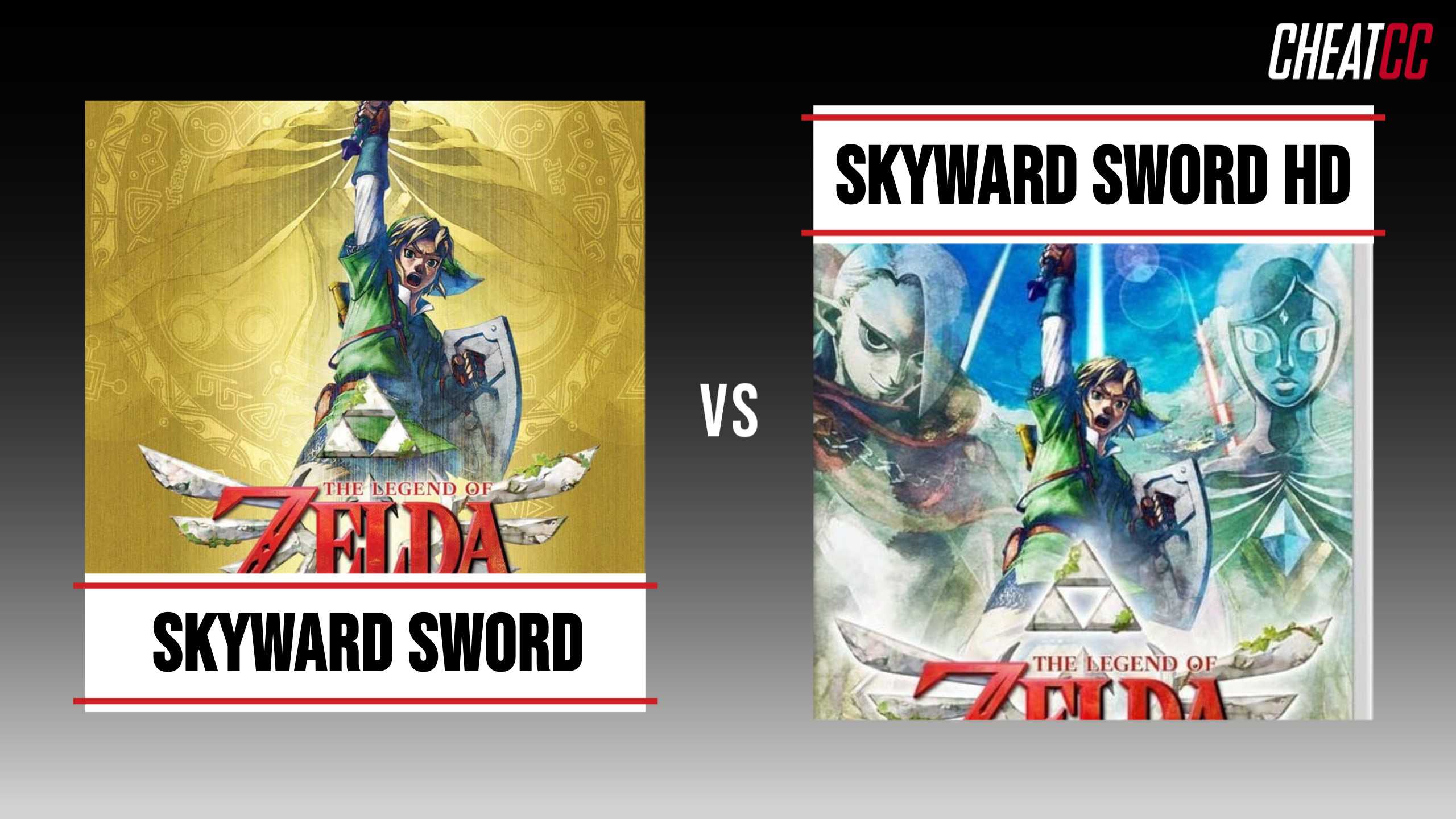 Zelda: Skyward Sword HD Switch vs Wii Comparison Video Surfaces