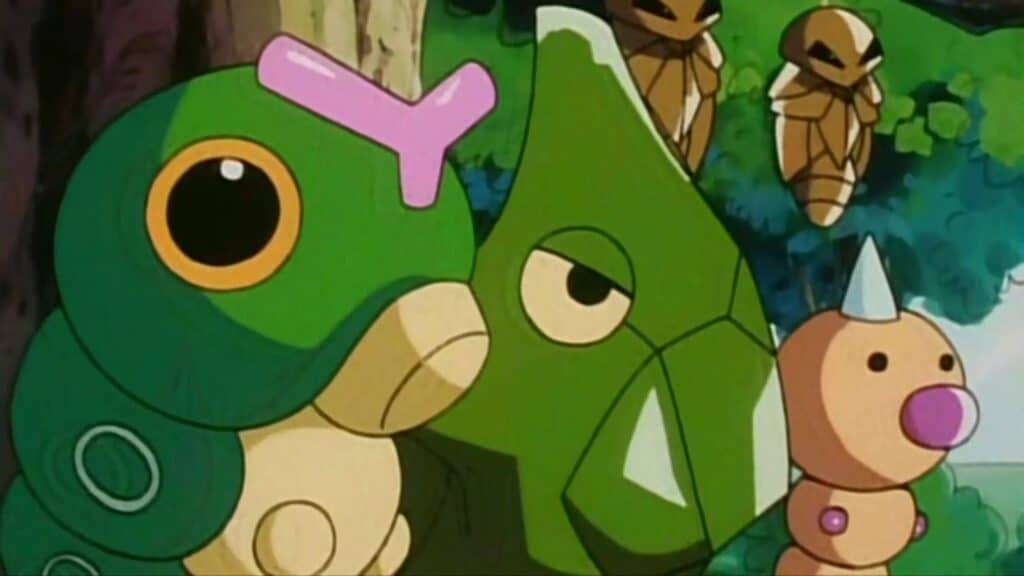 Image of Caterpie and Weedle