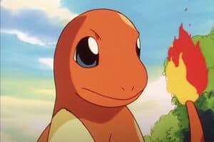 A close-up of Charmander