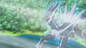 Dialga, Pokemon Diamond's flagship Pokemon, appears in the anime.