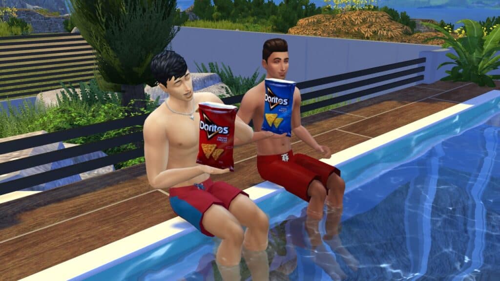 Doritos Sims 4 mod promo