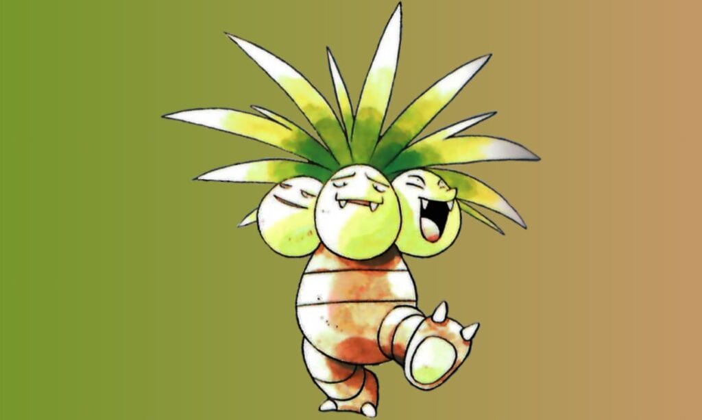 An image of Exeggutor from Pokemon Red, Green, and Blue