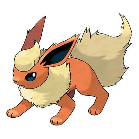 Official artwork of Flareon.