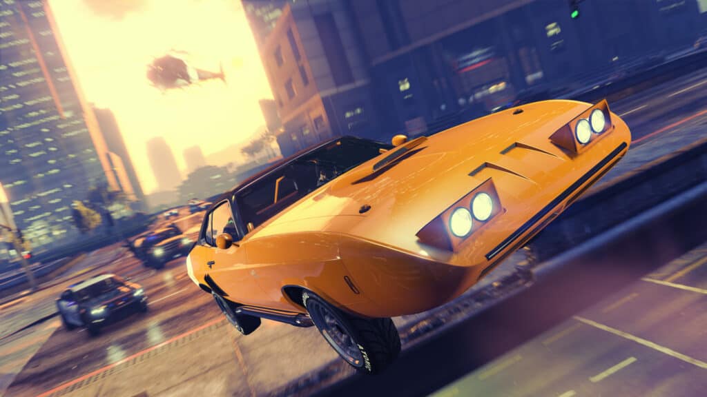 Play Stunt Race GTA V style, a game of Grand Theft Auto