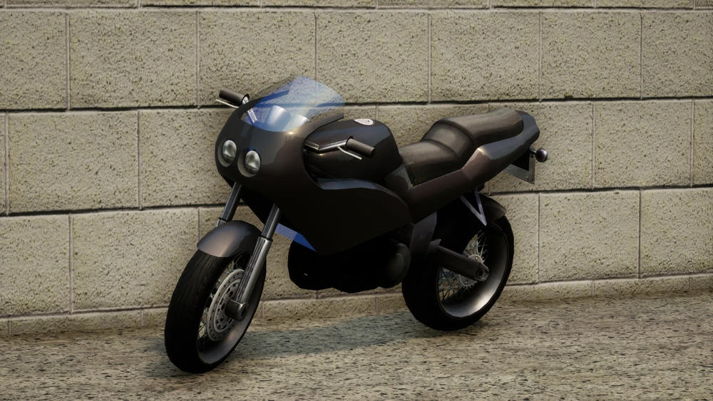 The BF400 dirt bike from GTA: San Andreas.