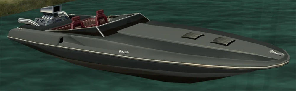 The Jetmax speed boat from GTA: San Andreas.