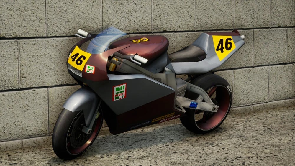 The NRG-500 superbike from GTA: San Andreas.