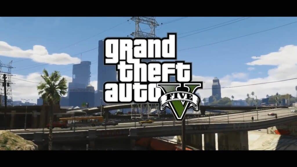 A screenshot from the second trailer for Grand Theft Auto V.