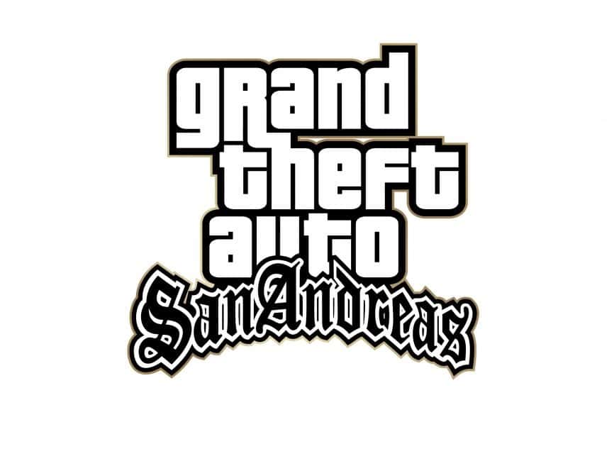 The logo for Grand Theft Auto: San Andreas