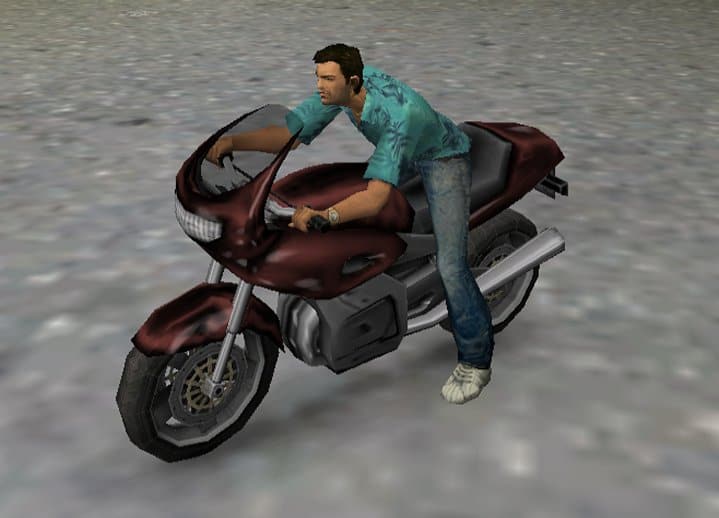 PCJ 600 in Grand Theft Auto Vice City.