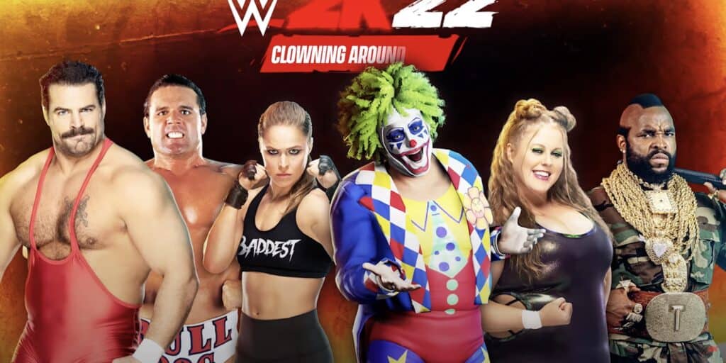 WWE 2K22 Clowning Pack trailer screenshot