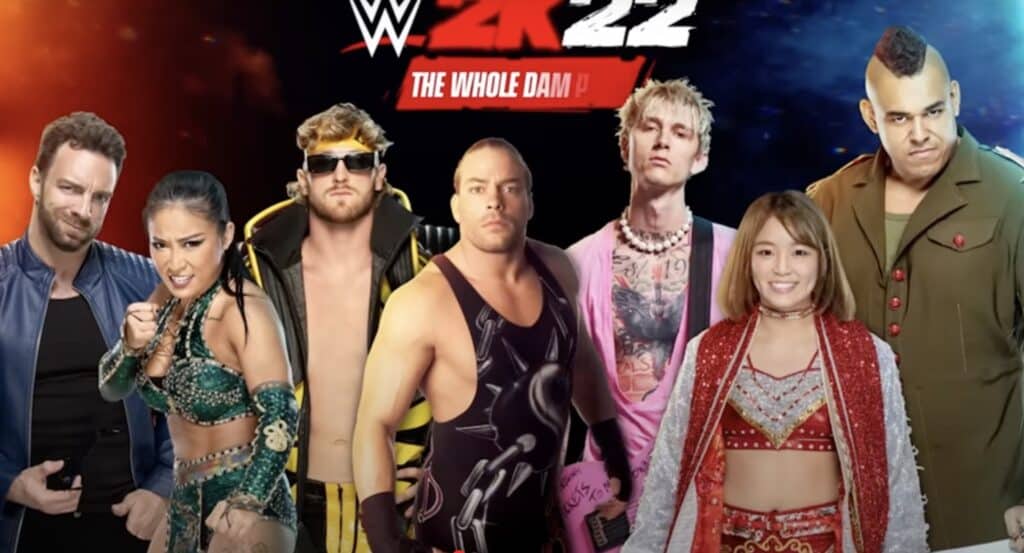 WWE 2K22 Whole Dam Pack trailer screenshot