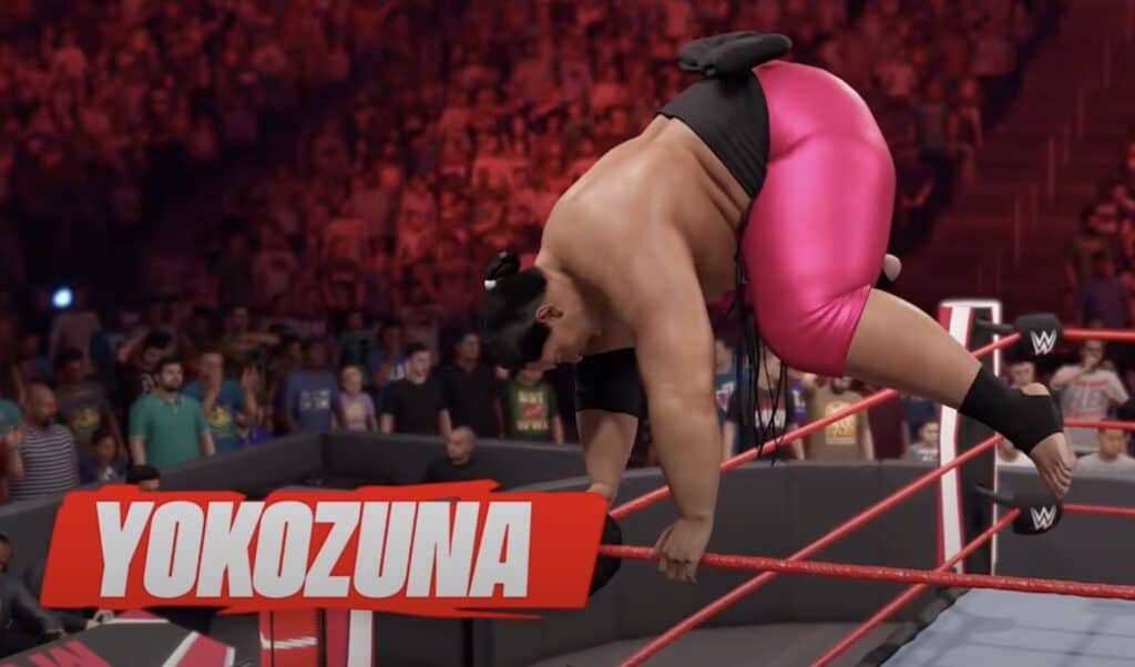 WWE 2K22 Yokozuna trailer screenshot