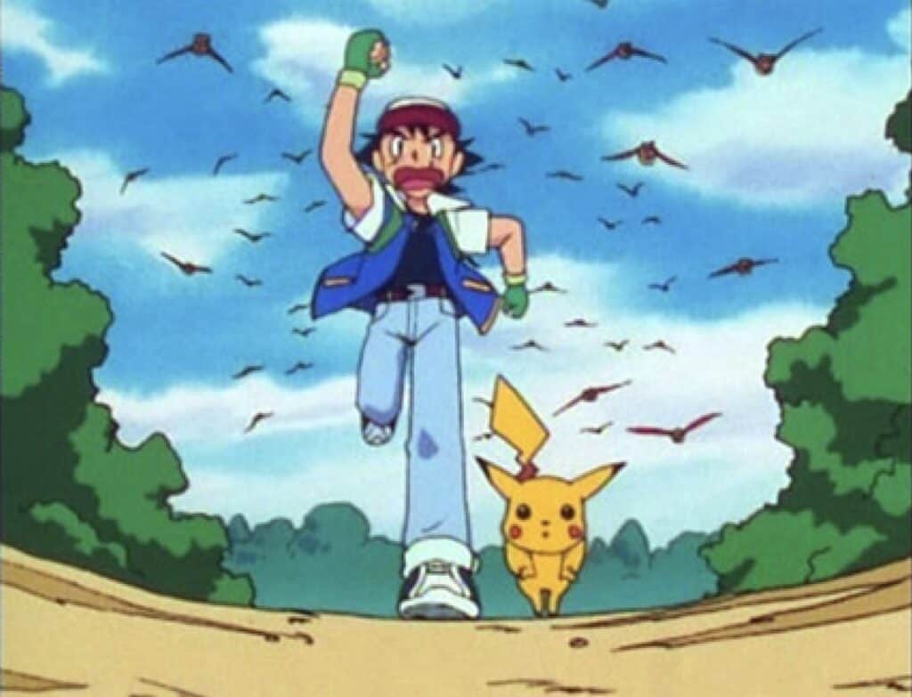 Pokemon episode 1 season 1 running promo screenshot